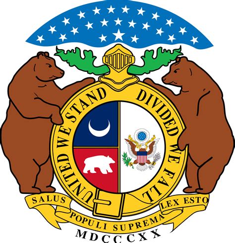 The Coat of Arms of the State of Missouri | Missouri, Coat of arms, Missouri state