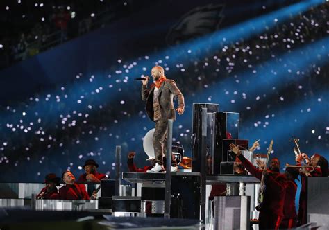 As History Loomed Over The Halftime Show, Timberlake Played It Safe ...