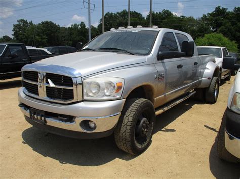 2007 DODGE RAM 3500 DUALLY, VIN/SN:3D7MX49A67G852963 - 4X4, S/A, CREW CAB, CUMMINS TURBO DIESEL ENGI