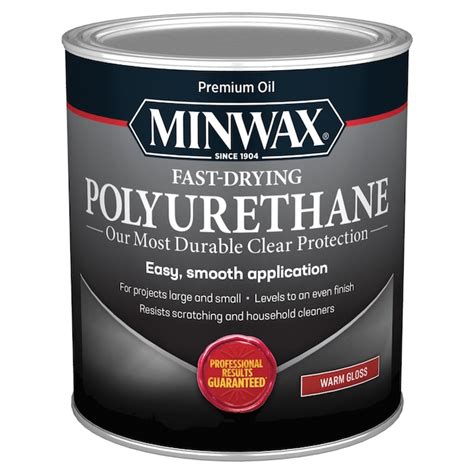 Minwax Clear Gloss Oil-Based Polyurethane (1-Quart) in the Sealers department at Lowes.com