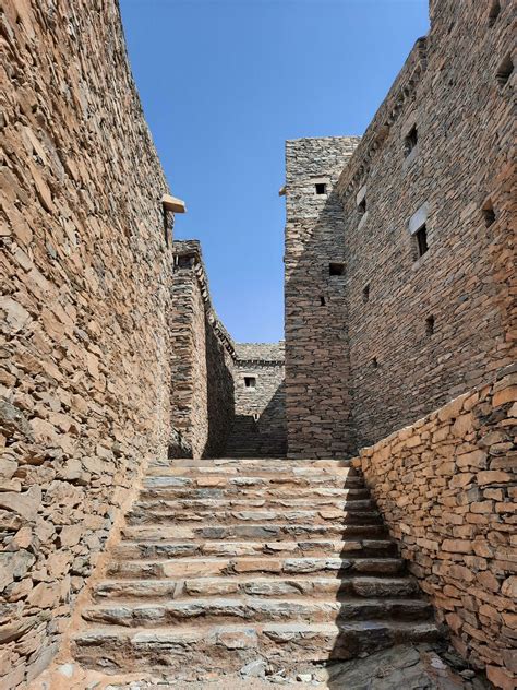 Al Bahah, Saudi Arabia, Sep 2023 - Beautiful daytime view of the historical ruins of Thee Ain ...