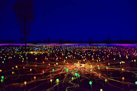 A Magical Night at the Field of Light at Uluru | Explore Shaw