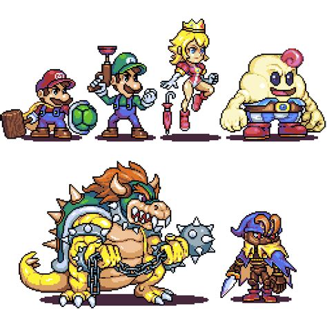 Super mario RPG characters by Omegachaino on DeviantArt