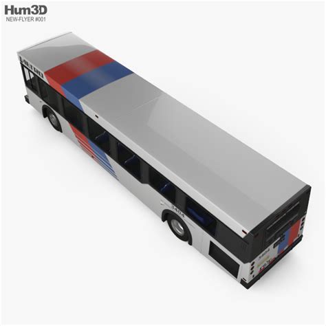 New Flyer D40LF bus 2010 3D model - Vehicles on Hum3D