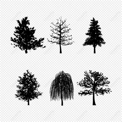 Tree Silhouette Vector, Tree, Vector Silhouette, Willow PNG Image And Clipart Image For Free ...