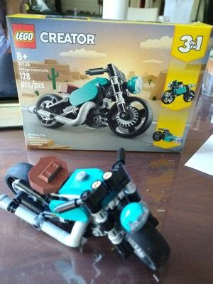 Lego Creator 3 In 1 Vintage Motorcycle Building Toys 31135 : Target