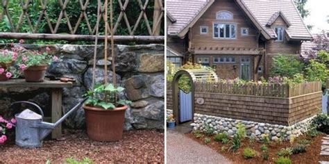 Stone wall in the garden - ideas for attractive garden architecture