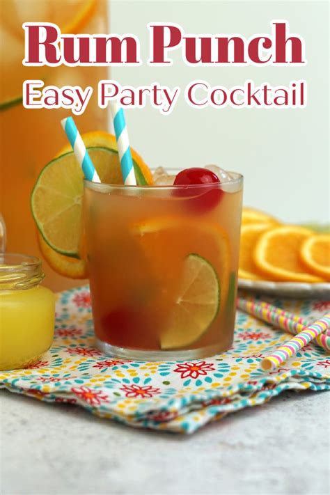 Rum Punch – Snacks and Sips