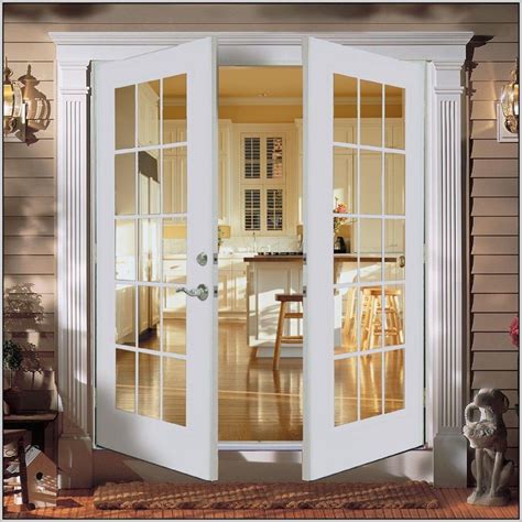 Outswing French Patio Doors With Screens | French doors exterior, French doors patio, French ...
