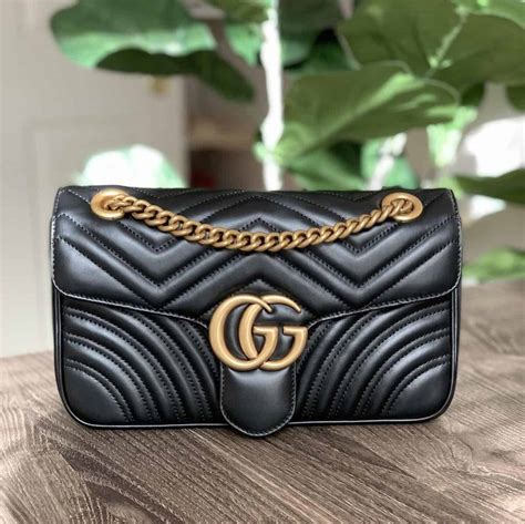 black gucci marmont bag - Il Cascinone