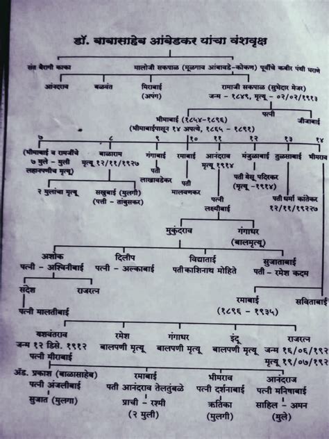 Prakash Ambedkar Family Tree