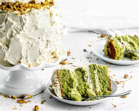 Pistachio Cake with Italian Meringue Buttercream (with Video)