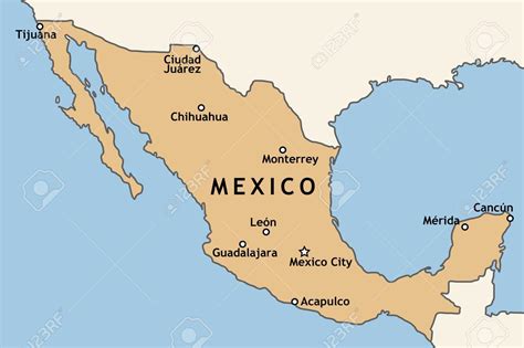 Large Detailed Map Of Mexico With Cities And Towns - vrogue.co