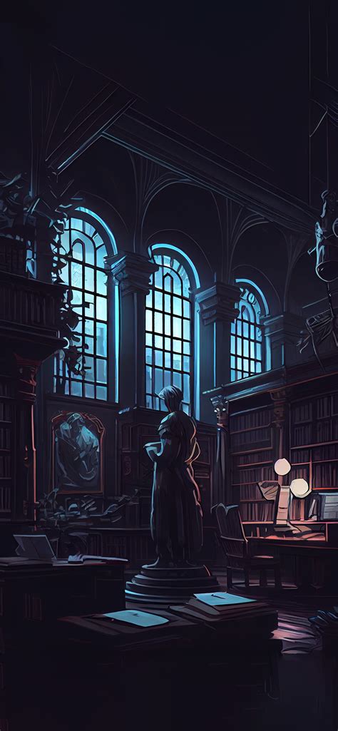 Library Dark Academia Aesthetic Wallpaper - Library Wallpapers 4k