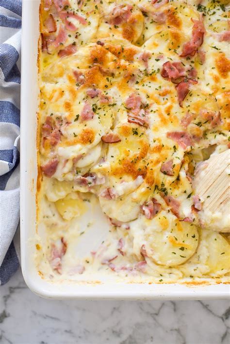 Easy Scalloped Potatoes and Ham – Adore Foods