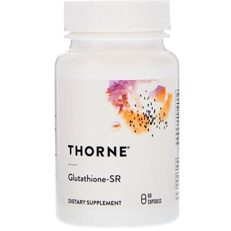 Thorne Research, Glutathione-SR, 60 Capsules – Mega Vitamins