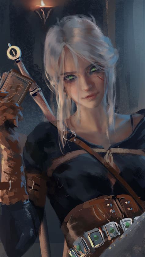 1440x2560 Ciri Witcher 3 Fanart Samsung Galaxy S6,S7 ,Google Pixel XL ,Nexus 6,6P ,LG G5 ,HD 4k ...