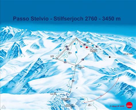 Stelvio Pass (Passo dello Stelvio) Trail map - Freeride