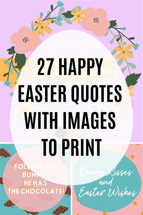 27 Happy Easter Quotes with Images to Print - Darling Quote