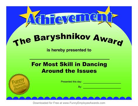 10 Perfect Funny Award Ideas For Employees 2024