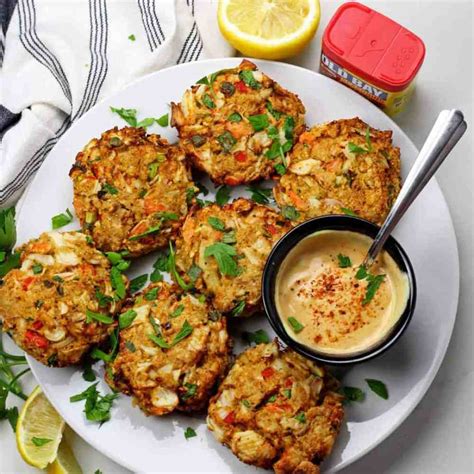 Air Fryer Crab Cakes | A Grateful Meal