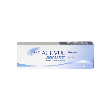 1-DAY ACUVUE MOIST 30pk Disposable Soft Contact Lenses