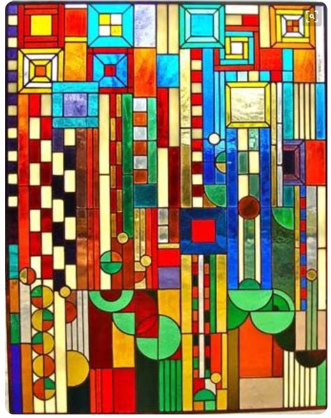 Frank Lloyd Wright | Frank lloyd wright stained glass, Stained glass quilt, Stained glass art