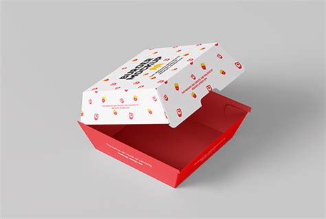 Burger box mockup - Instant Download