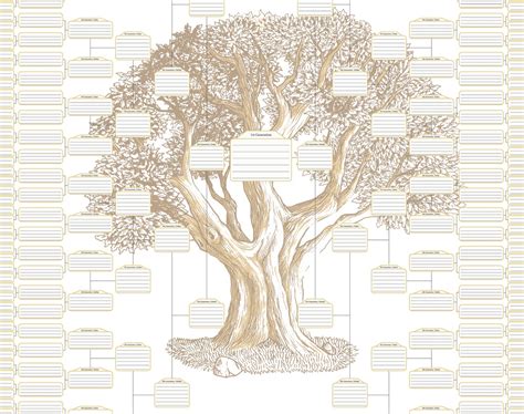 Family Tree Printable 10 Generation Genealogy Chart Family Tree ...