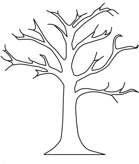 Free Tree Clipart Black And White No Leaves, Download Free Tree Clipart Black And White No ...