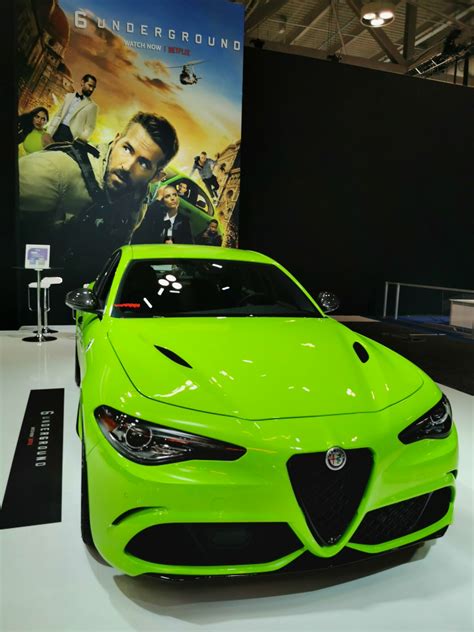 Alfa Romeo Giulia Quadrifoglio (Lime Green) - 6 Underground Netflix Featuring Ryan Reynolds ...