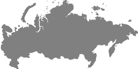 Russia Map Silhouette | Free vector silhouettes