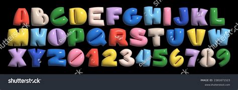 Vibrant 3D Latin alphabet letter resembling a - Royalty Free Stock ...
