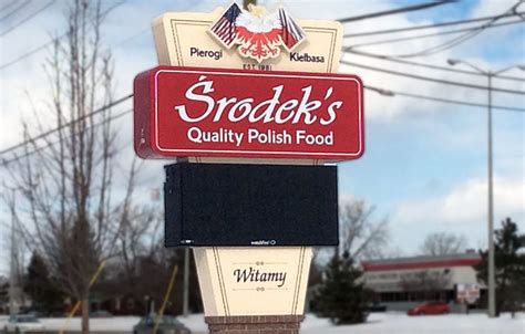 Custom Business Signs – Srodek’s – Outdoor Business Signs, LED Signs – Signs by Crannie