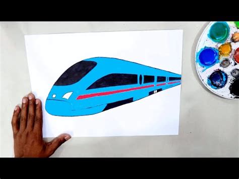 Cartoon Bullet Train Drawing Easy - deborahfotografias