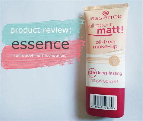 Essence All About Matt Foundation | Review Rave and View: Essence All About Matt Foundation | Review