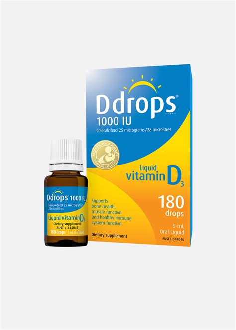 Ddrops® 1000IU 5ml (180 drops)