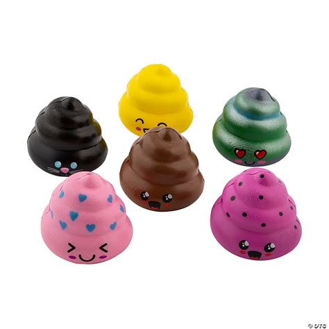 Scented Cute Poop Slow-Rising Squishies - 12 Pc. | Oriental Trading