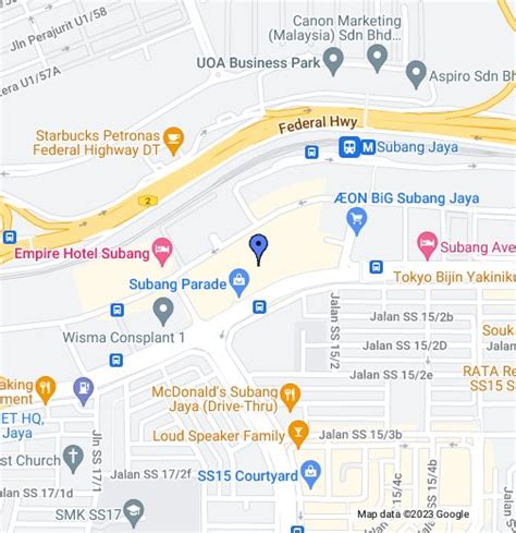 Subang Parade - Google My Maps