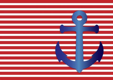 Anchor On Striped Background Free Stock Photo - Public Domain Pictures