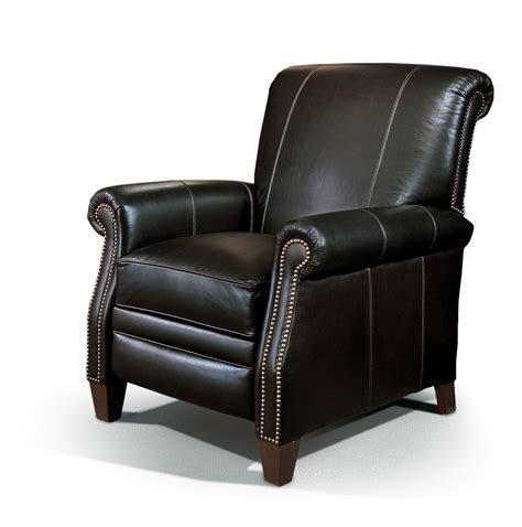 Leather Pressback Reclining Chair 704-33L by Smith Brothers at Missouri ...