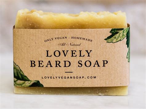 Beard Soap homemade beard soap mens soap beard by lovelyvegansoap