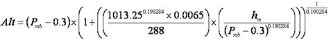 Altimeter Setting Formula - Weather Calculators and converters - 4WX.COM ? Weather Information ...