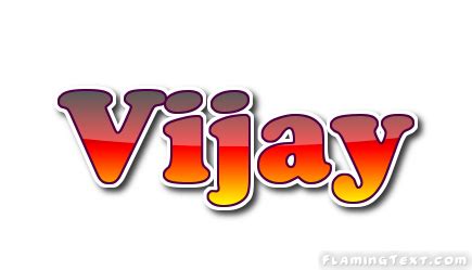 Vijay Logo | Free Name Design Tool from Flaming Text