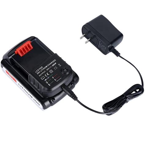 Black & Decker Battery Charger, 20V Lithium Battery Charger For Black ...