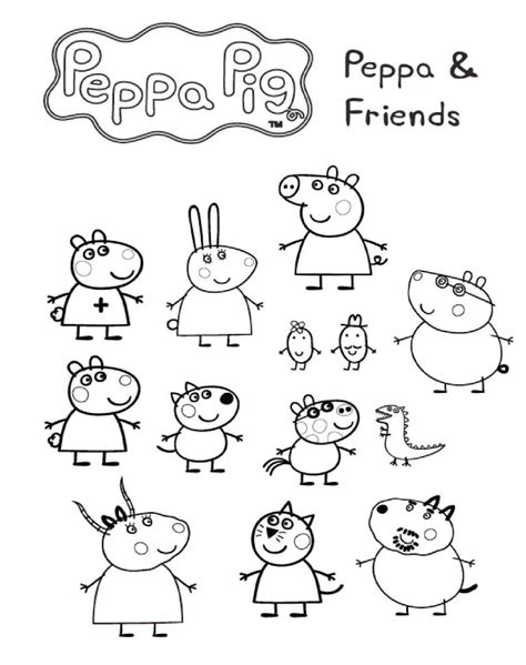 Peppa Pig Coloring Sheets Fun | 101 Coloring