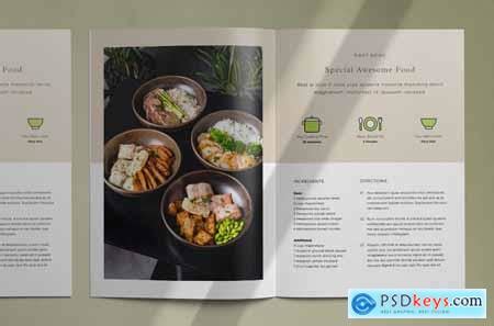 Food Brochure Layout Template » Free Download Photoshop Vector Stock ...