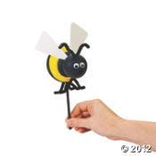 Bee - Oriental Trading | Bee on flower, Bumble bee craft, Bumble bee