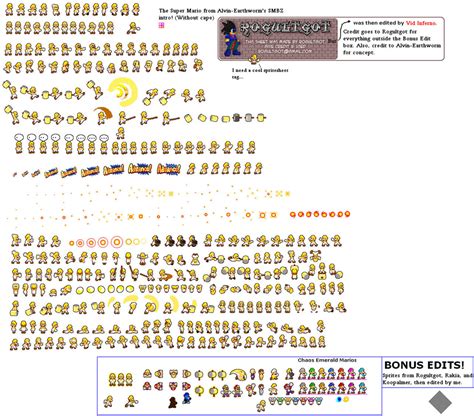 SMBZ Mario Spritesheet by Vid-Inferno on DeviantArt