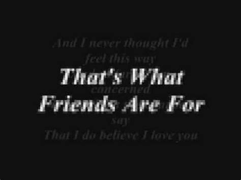 That's What Friends Are For (Lyrics) Chords - Chordify